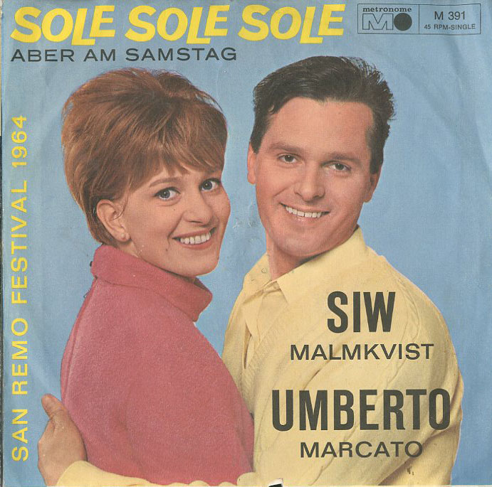 Albumcover Siw Malmkvist - Sole sole / Aber am Samstag (mit Umberto Marcato)