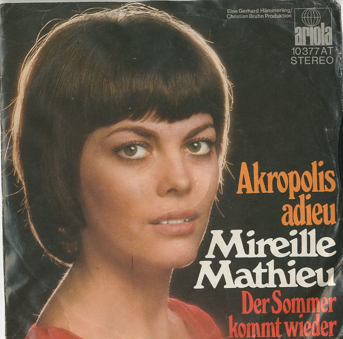Albumcover Mireille Mathieu - Akropolis Adieu / Der Sommer kommt wieder
