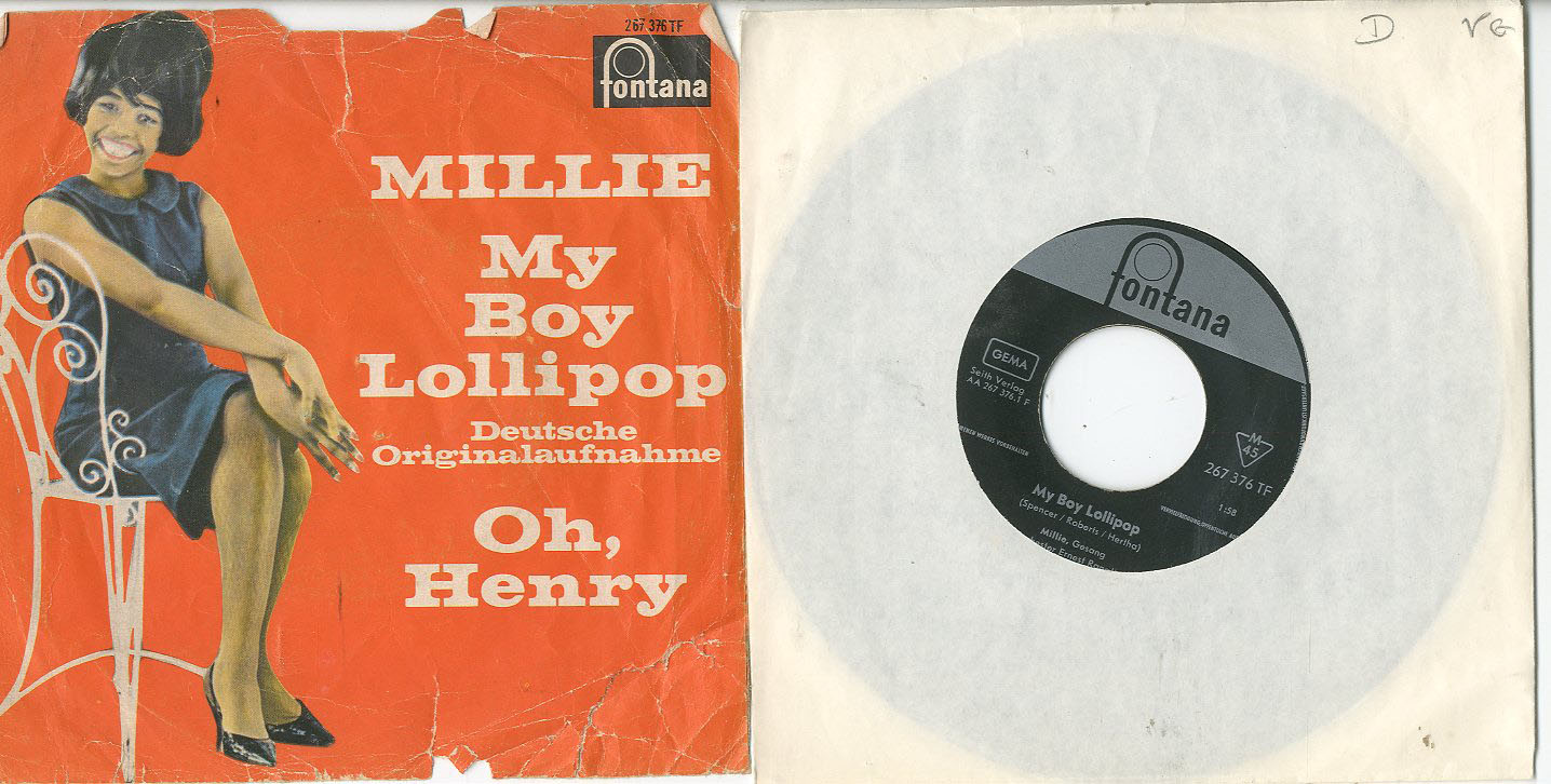 Albumcover Millie (Small) - My Boy Lollipop (Deutsche Originalaufnahme) / Oh Henry