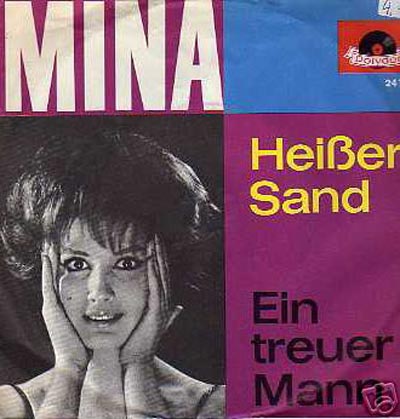 Albumcover Mina - Heisser Sand / Ein treuer Mann