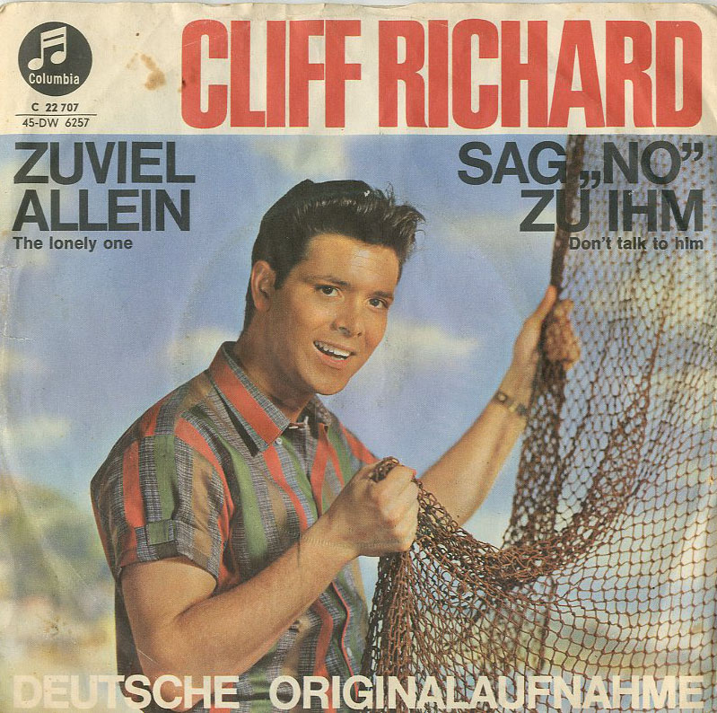 Albumcover Cliff Richard - Sag No zu ihm (Dont Talk To Him) / Zu viel allein (The Lonely One)