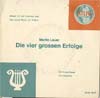 Cover: Martin Lauer - Die vier grossen Erfolge (EP)