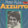 Cover: Peter Rubin - Azzuro / Nirgendwo zu Haus