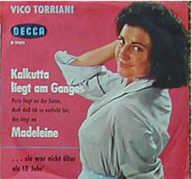 Albumcover Vico Torriani - Kalkutta liegt am Ganges / ... sie war nicht viel älter als 18 Jahr