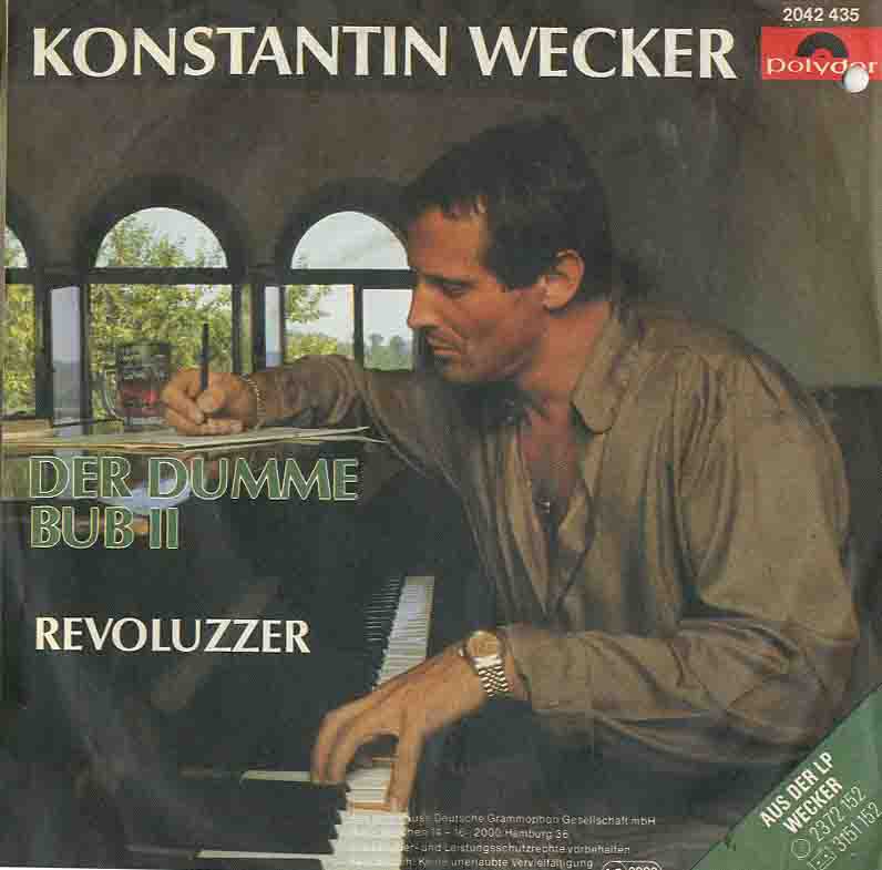 Albumcover Konstantin Wecker - Der dumme Bub II / Revoluzzer