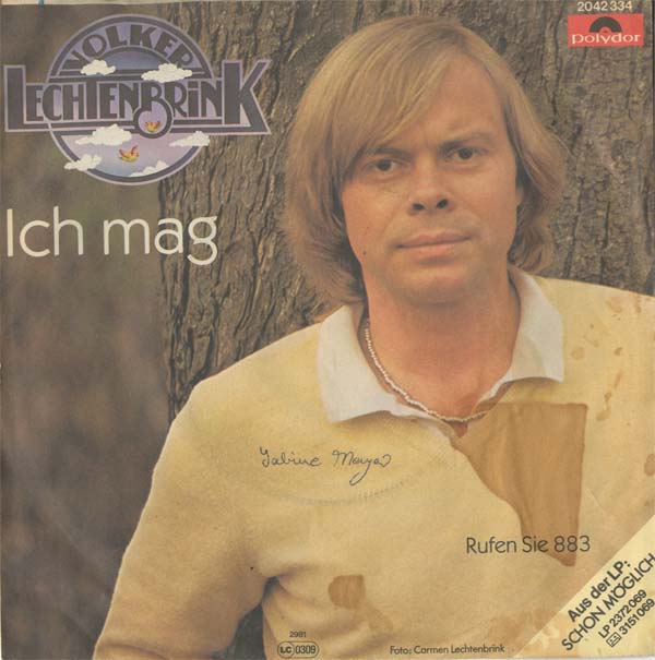 Albumcover Volker Lechtenbrink - Ich mag / Rufen Sie 883