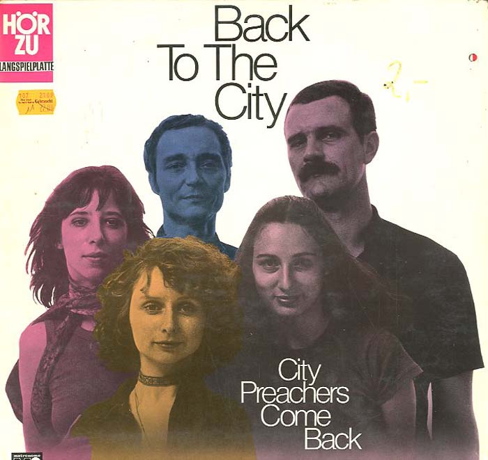 Albumcover Die City Preachers - Back To The City