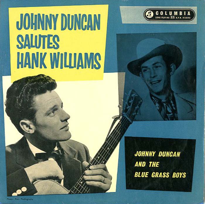 Albumcover Johnny Duncan - Johnny Duncan Salutes Hank Williams (25 cm)