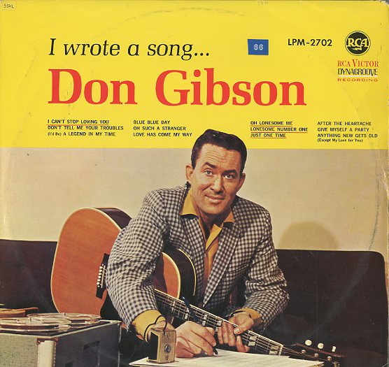 Albumcover Don Gibson - I Wrote A Song