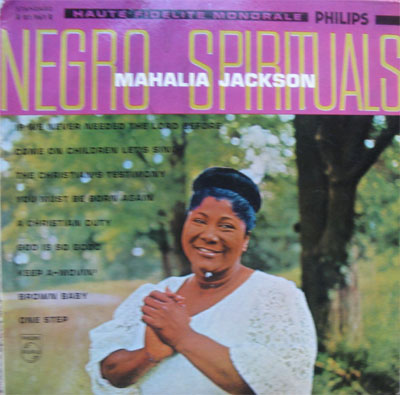 Albumcover Mahalia Jackson - Negro Spiritual (25 cm)