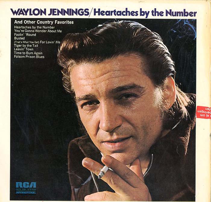 Albumcover Waylon Jennings - Heartaches By The Number