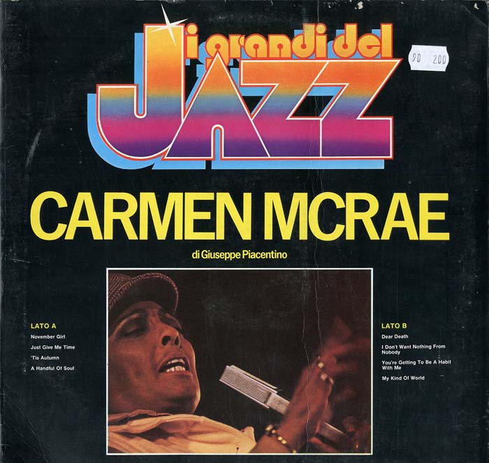 Albumcover Carmen McRae - i grandi del jazz (Fabri Editori) 31