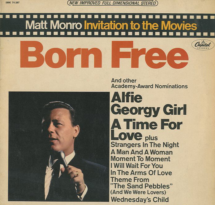 Albumcover Matt Monro - Invitation To The Movies: Born Free and Other Academy-Award Nominations