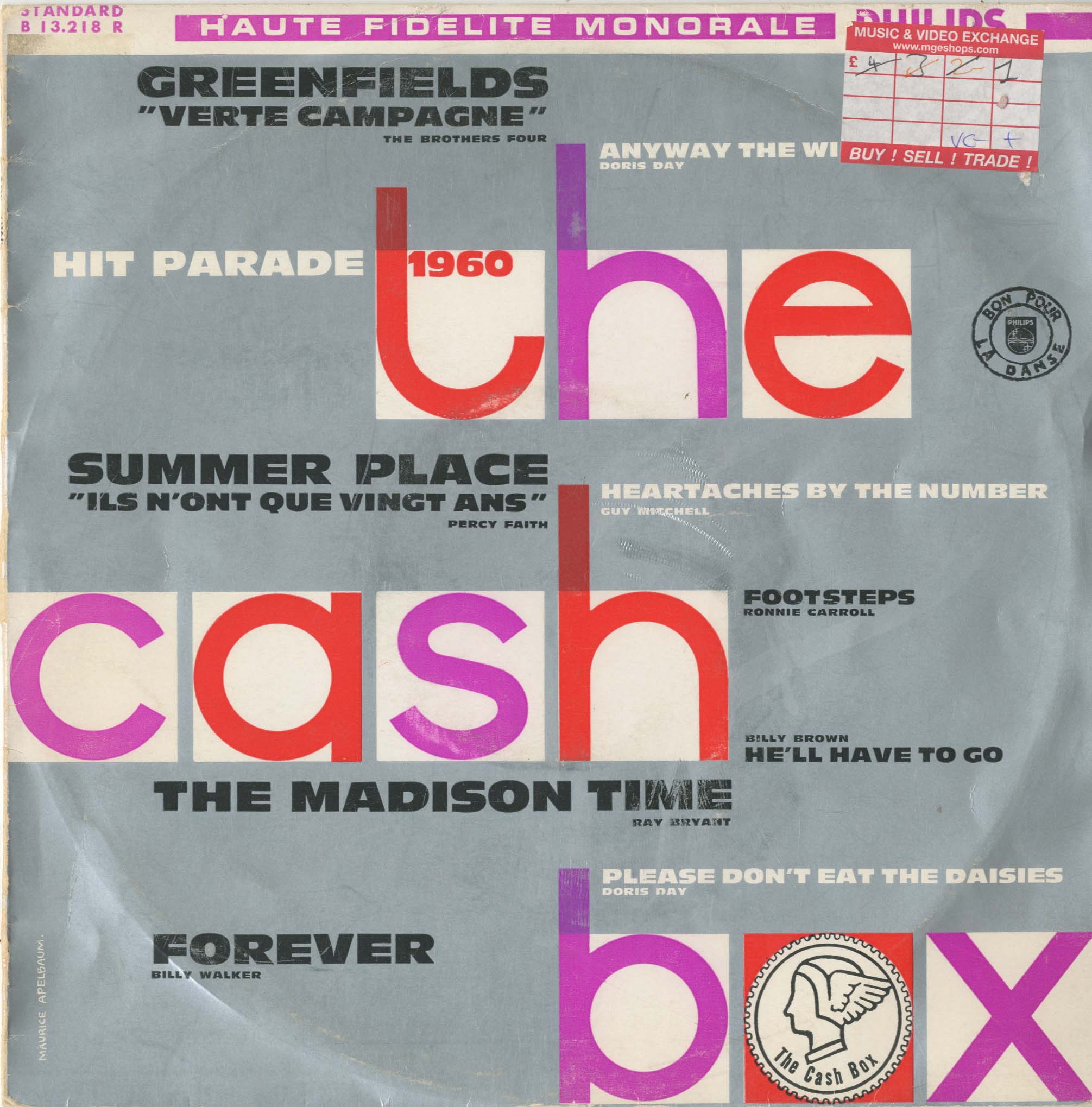Albumcover Philips Sampler - Hit Parade 1960 -  The Cash Box