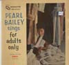 Cover: Bailey, Pearl - Sings For Adults Only
