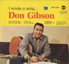 Cover: Don Gibson - I Wrote A Song
