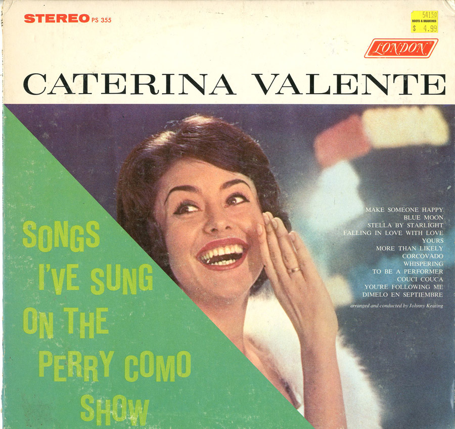Albumcover Caterina Valente - Songs I´ve Sung On The Perry Como Show