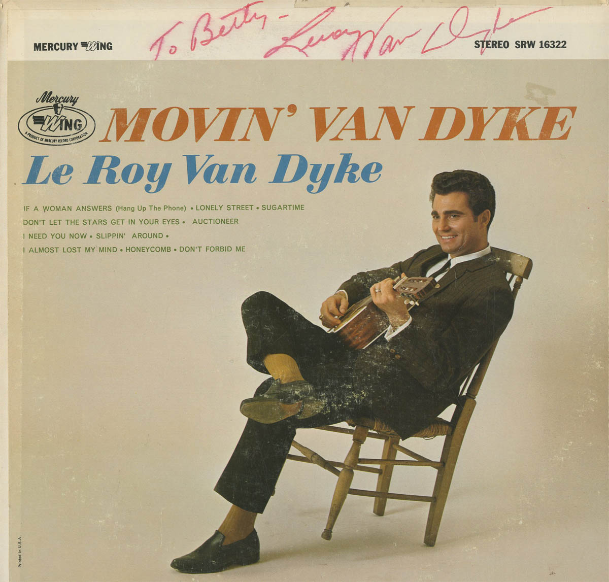 Albumcover Leroy Van Dyke - Movin´ Van Dyke