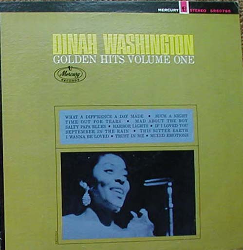 Albumcover Dinah Washington - Golden Hits Volume One (Label: This Is My Story)