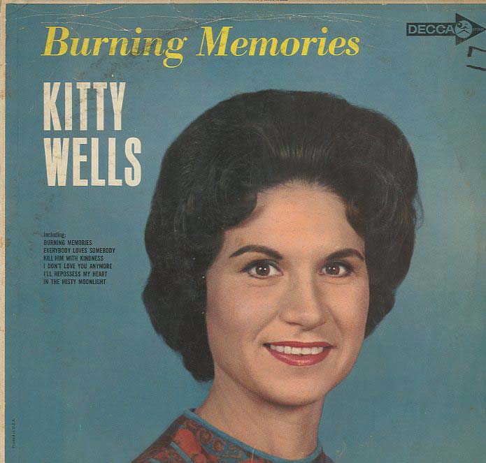 Albumcover Kitty Wells - Burning Memories