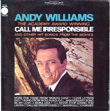 Albumcover Andy Williams - Call Me Irresponsible <br>