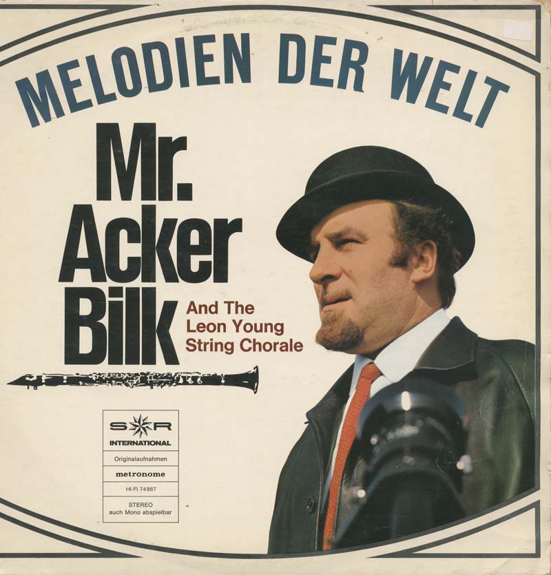 Albumcover Mr. Acker Bilk - Melodien der Welt
