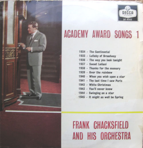 Albumcover Frank Chacksfield - Academy Award Songs 1 (1934 - 1945)
