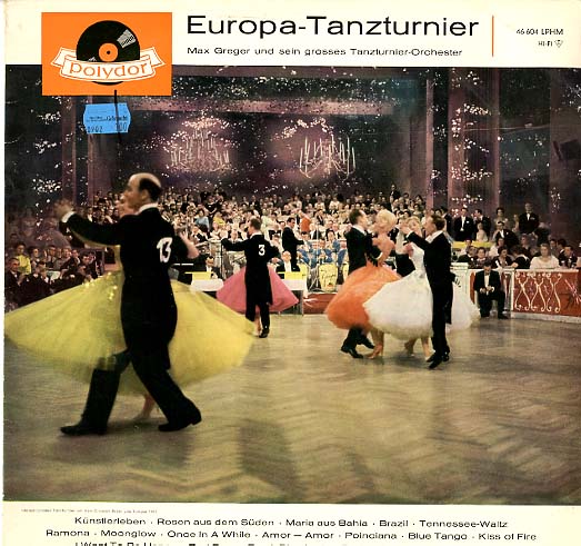 Albumcover Max Greger - Europa Tanztzurnier