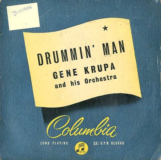 Albumcover Gene Krupa - Drummin Man (25 cm)