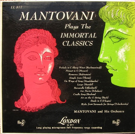 Albumcover Mantovani - Plays The Immortal Classics
