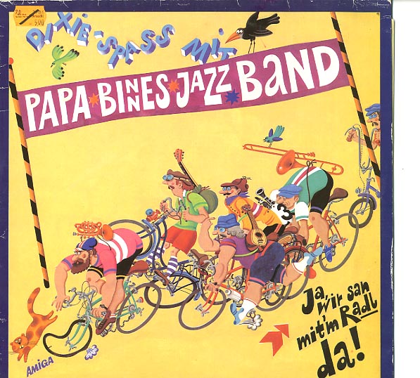 Albumcover Papa Binnes Jazzband - Ja mir san mit´m Radl da