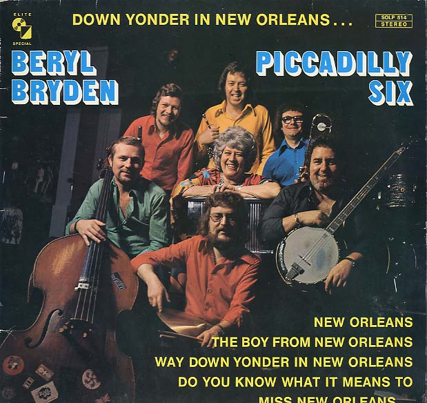 Albumcover Piccadilly Six - Beryl Bryden and the Piccadilly Six  - Down Yonder In New Orleans
