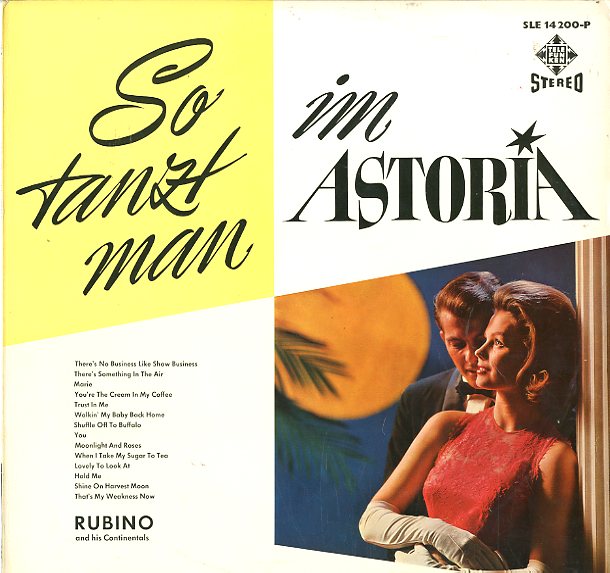 Albumcover Rubino - So tanzt man im Astoria