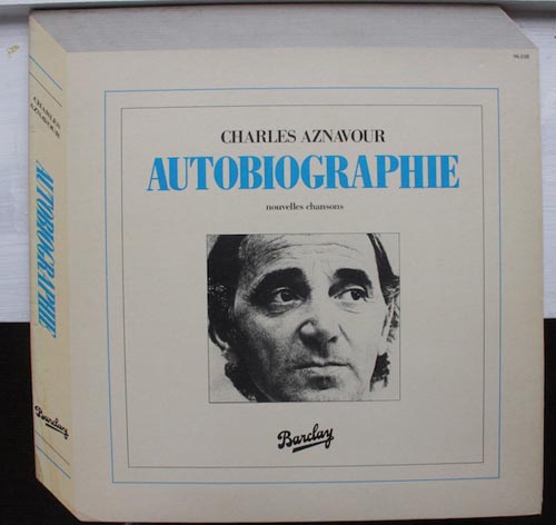Albumcover Charles Aznavour - Autobiographie - nouvelles chansons