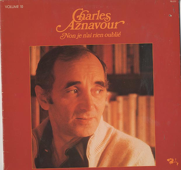 Albumcover Charles Aznavour - No je n´ai rien oublie