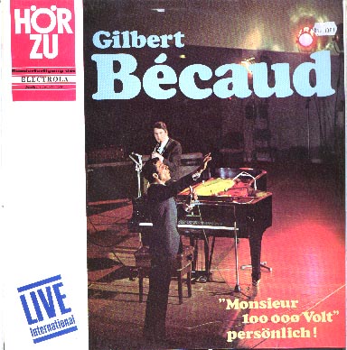Albumcover Gilbert Becaud - Monsieur 100.000 Volt persönlich - Live international