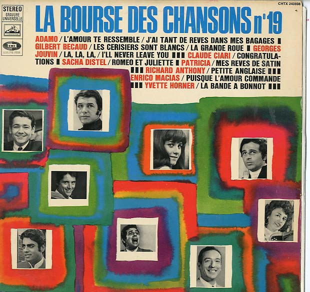 Albumcover Various International Artists - La bourse des chansons Pathe-Marconi (No. 19)