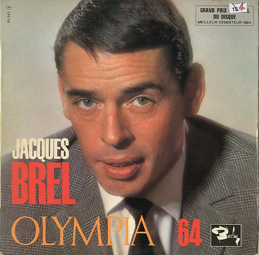Albumcover Jacques Brel - Olympia 64 (25 cm)