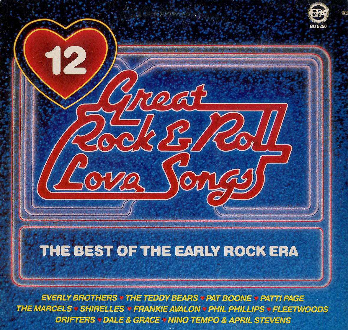 Albumcover Various Artists of the 60s - 12 Great Rock & Roll Love Songs