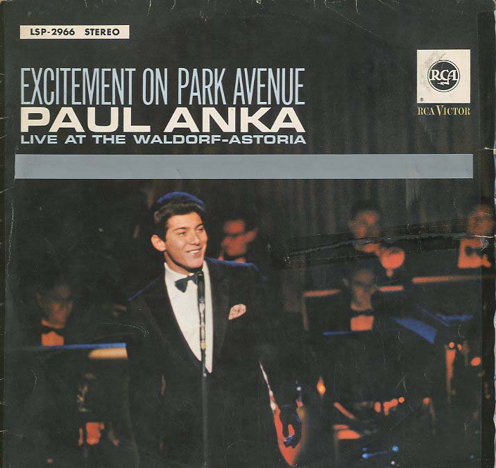 Albumcover Paul Anka - Excitement On Park Avenue - Live At the Waldorf-Astoria