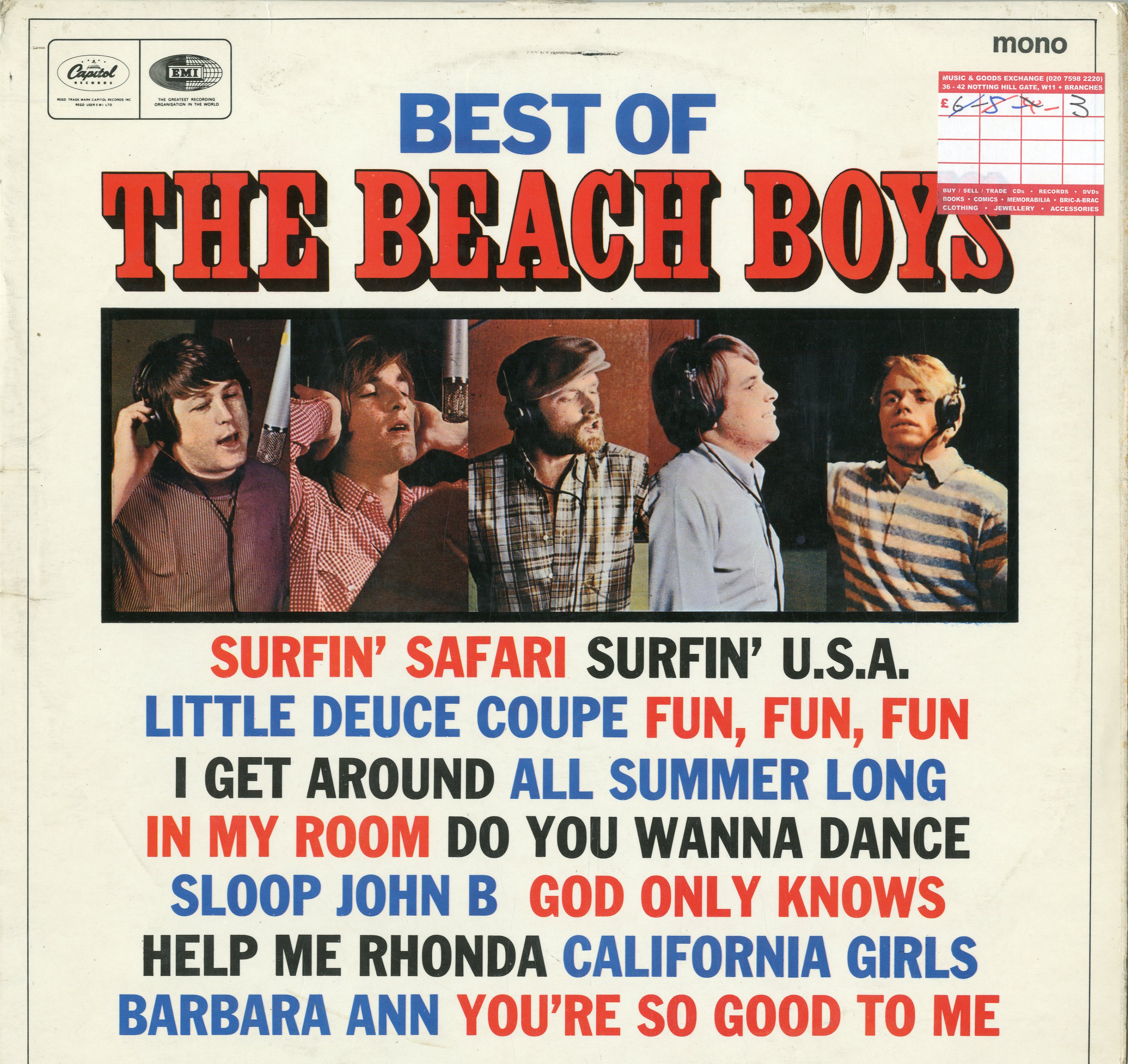 Albumcover The Beach Boys - Best Of The Beach Boys