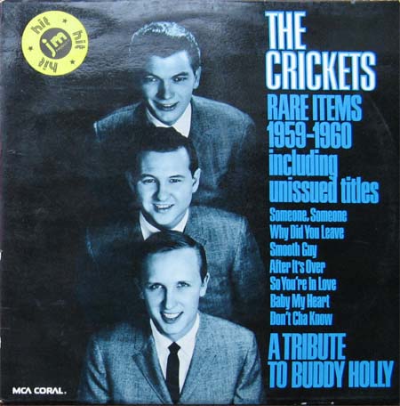 Albumcover The Crickets - Rare Items 1959 - 1960