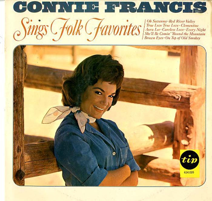 Albumcover Connie Francis - Connie Francis Sings Folk  Favorites (Tip RI)