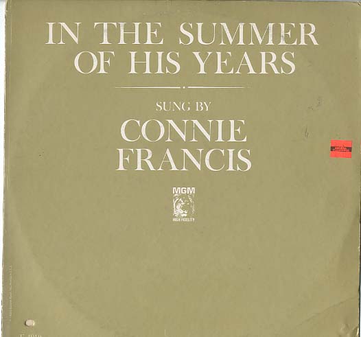 Albumcover Connie Francis - In The Summer Of His Years