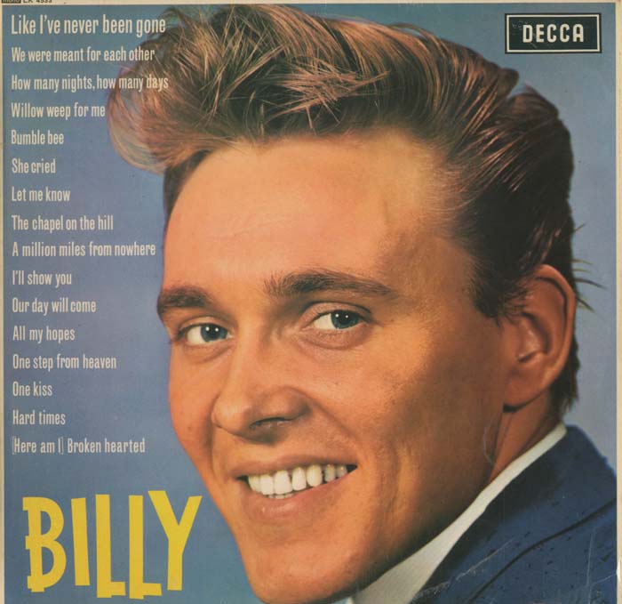 Albumcover Billy Fury - Billy
