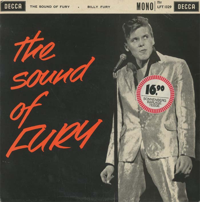 Albumcover Billy Fury - The Sound Of Billy Fury (25 cm)