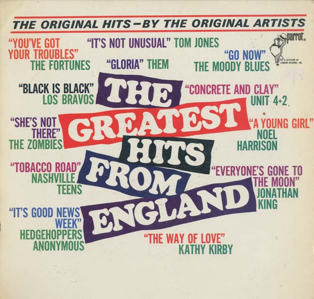 Albumcover Various GB-Artists - The Greatest Hits From England