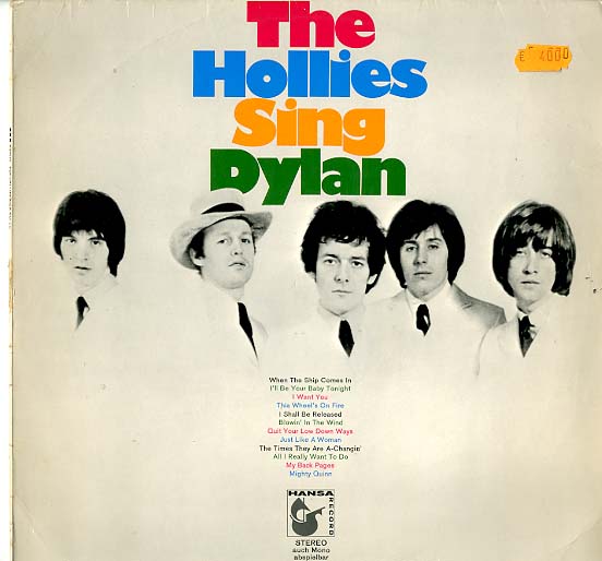 Albumcover The Hollies - The Hollies Sing Bob Dylan