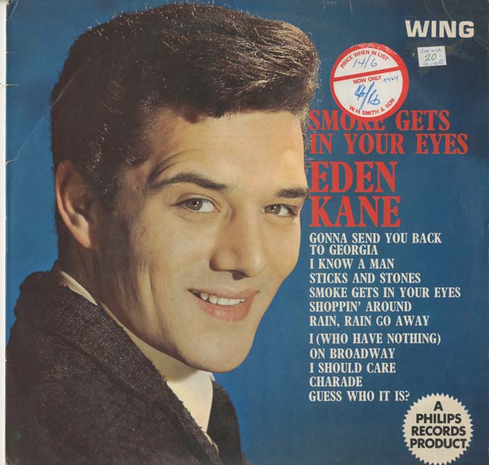 Albumcover Eden Kane - Smoke Gets In Your Eyes