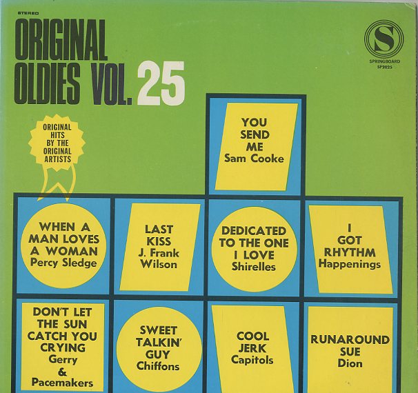 Albumcover Original Oldies (Springboard) - Original Oldies Vol. 25